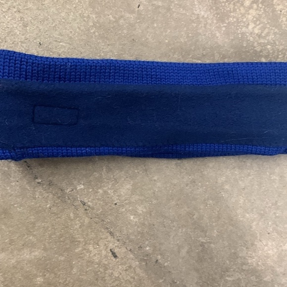 Vintage verbier Blue and Red Knit Headband - Picture 3 of 3